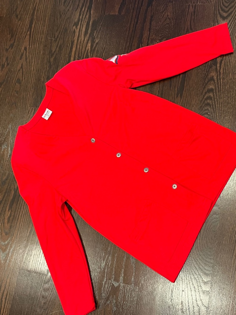 Like New Vintage 1980’s Aileen Red Holiday Cardigan Sweater MP